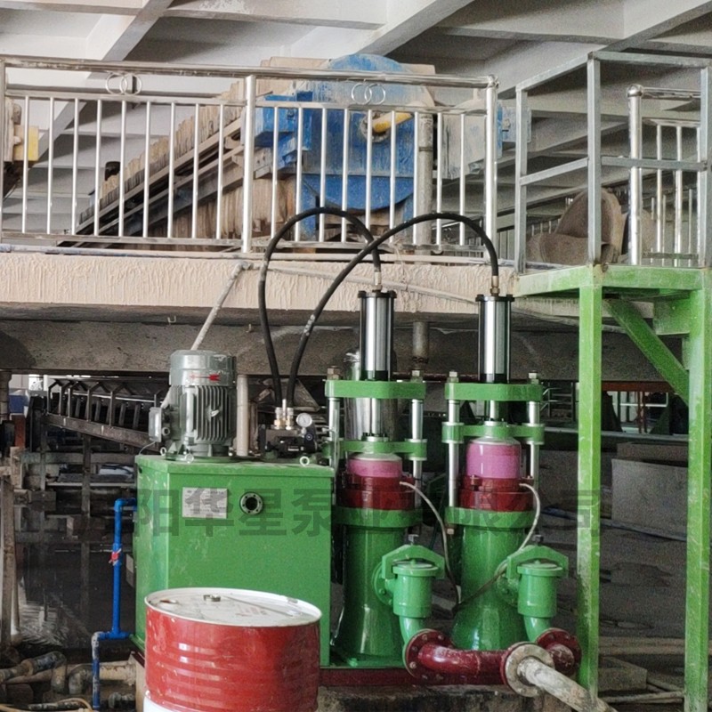 壓濾機(jī)節(jié)能進(jìn)料泵，液壓陶瓷柱塞泥漿泵